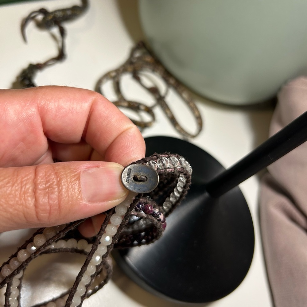 Chan Luu 5 Wrap Faceted Bead Bracelet - Picture 7 of 8